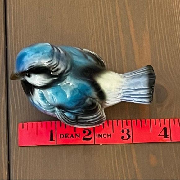 2 Vintage Goebel Porcelain Birds W Germany Blue Jay CV74 Yellow Chick 32 016-05 - Picture 8 of 14